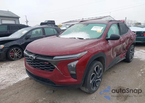 2024 Chevrolet Trax Fwd 2Rs из США, поврежденный, VIN KL77LJE27RC166563